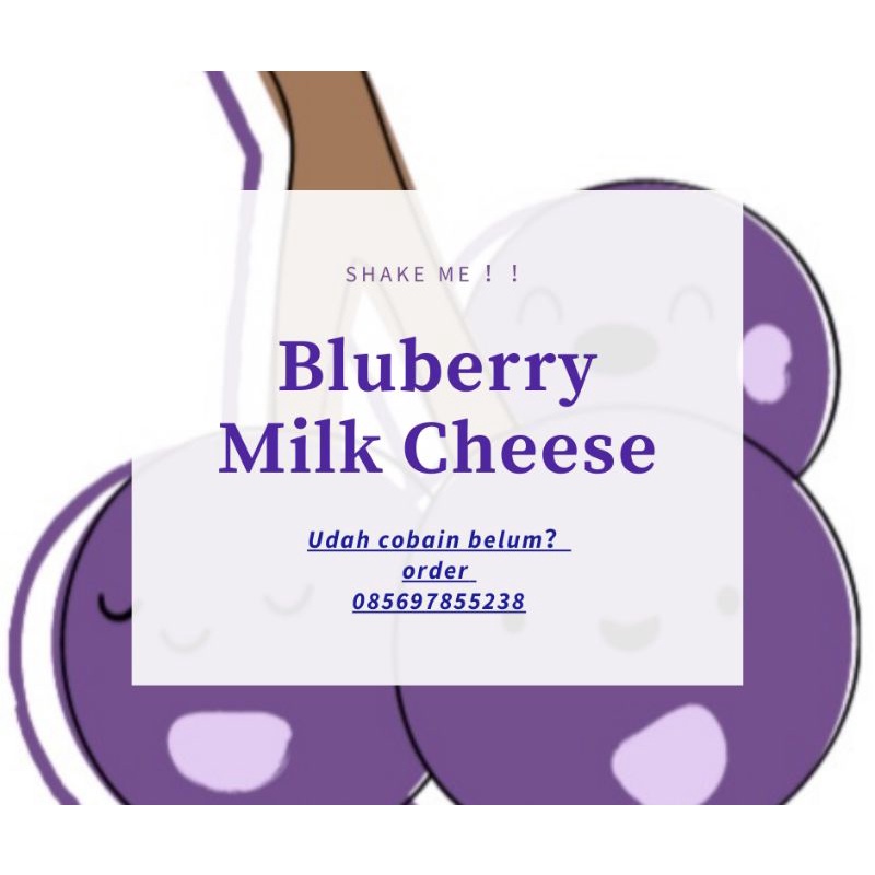 

Blueberry milk cheese