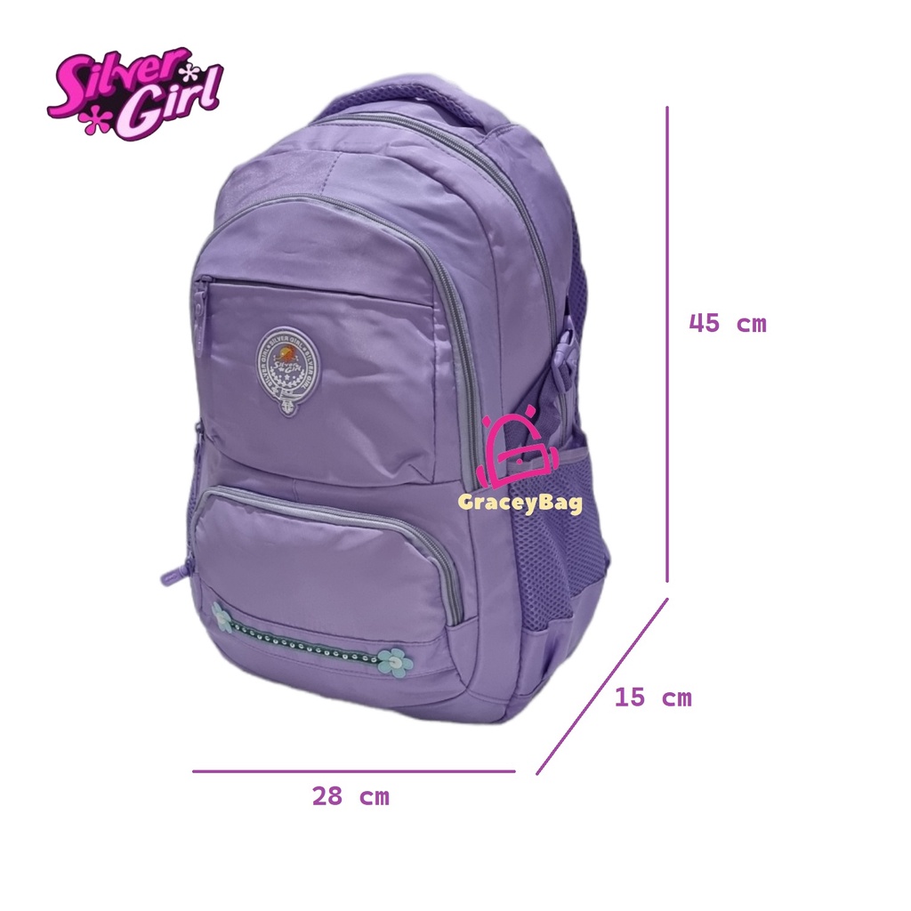 GB-70014E Tas Ransel Sekolah Anak Perempuan / Remaja Silvergirl