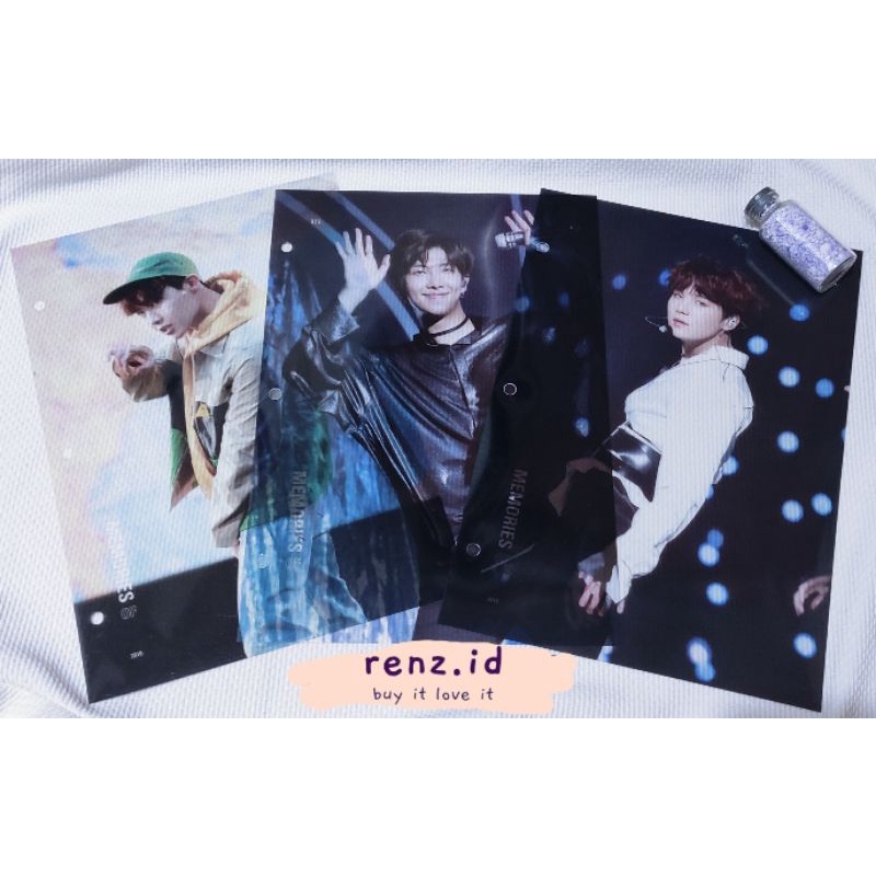 Clear index photo BTS memories 2018 Suga, RM, Jhope