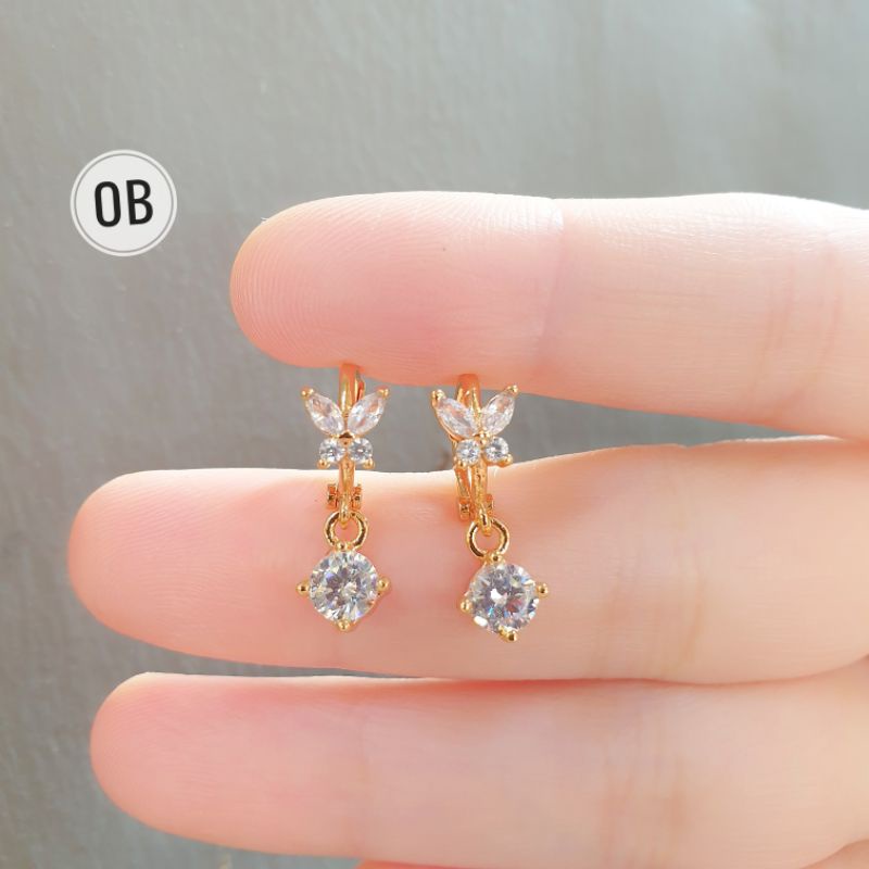 Anting Jepit Dewasa Xuping Permata Simple N22082205