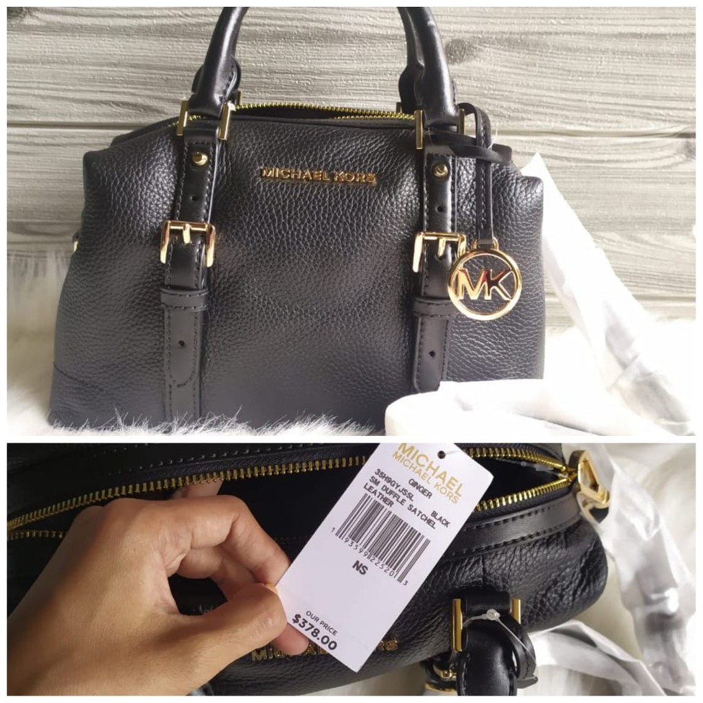 Michael Kors MK Ginger Small Satchel Black