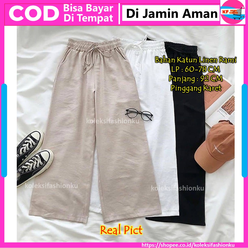 Celana Clana Jelana Kulot Jean Jeans Levis Wanita Cewek Jumbo Panjang Kekinian Terbaru Premium Murah