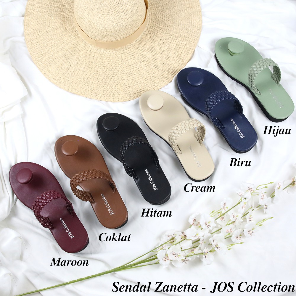 JOS Collection - Zanetta Sandal Wedges Wanita