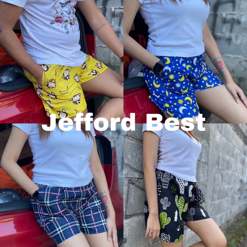 JEFFORD Paket 6 &amp; 10 Boxer 02 | Boxer Floral Best Seller  | Boxer Pantai | Celana Boxer | Celana Pria Wanita | Boxer Unisex