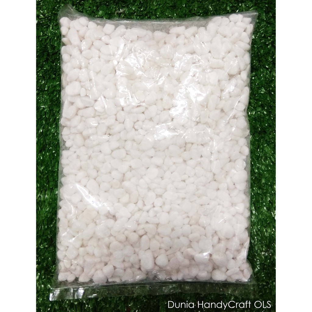 Batu Hias Putih Polos