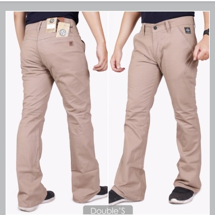 celana Chino cutbray cowok / cutbray pria premium - Mocca, M(29-30) (S0T9) Jumbo Bawahan Pria Dewasa