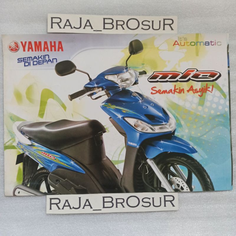 Poster brosur Yamaha Mio sporty 2008