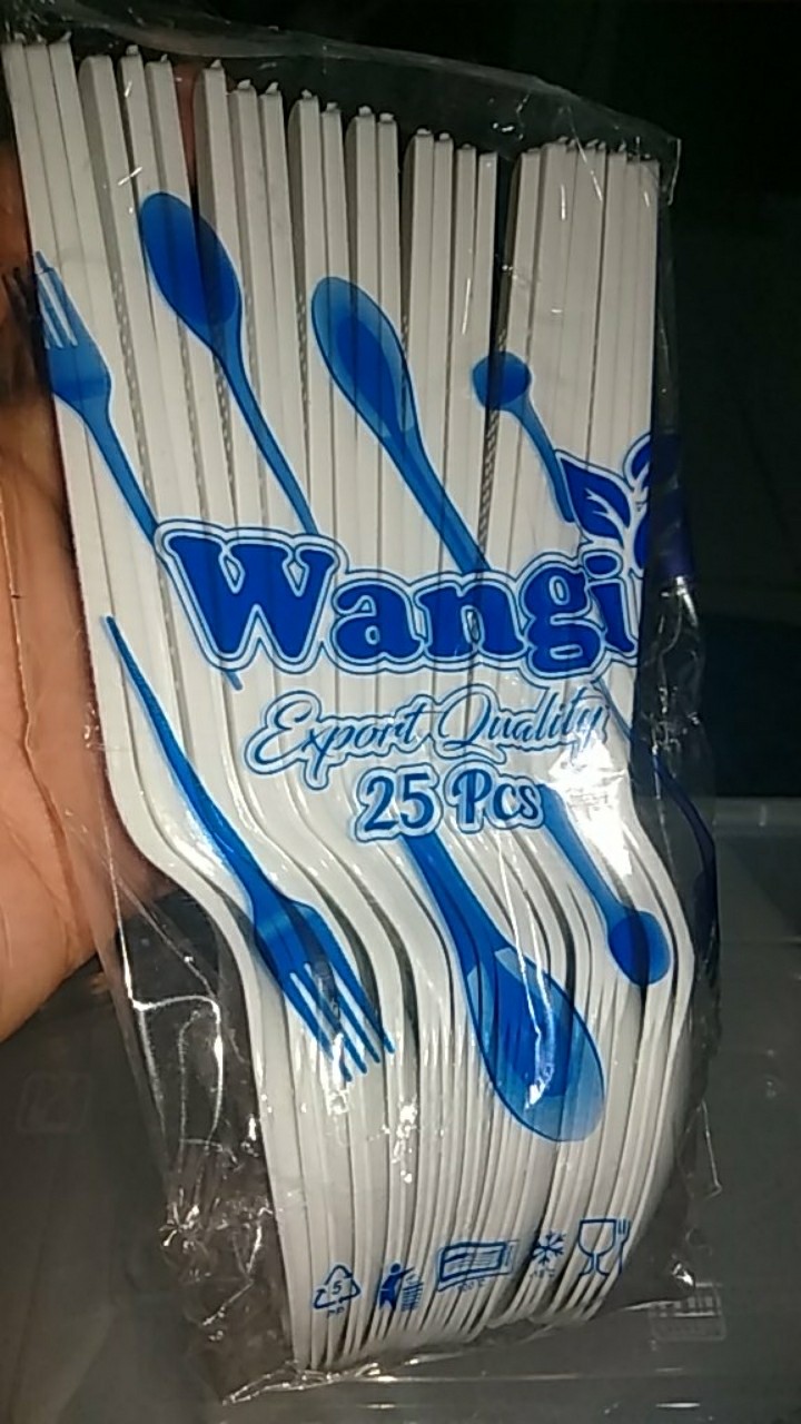 Sendok Makan Plastik - Putih