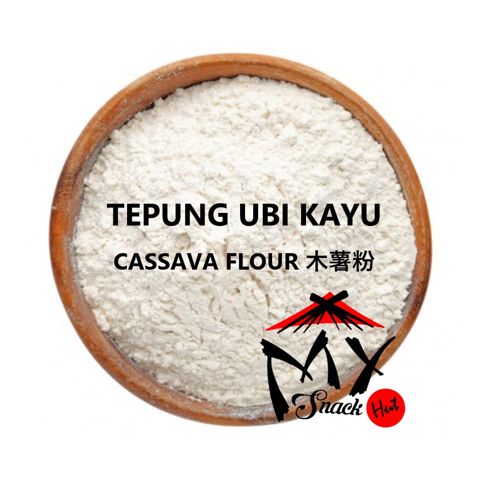 TEPUNG UBI KAYU 100GR - CASSAVA KASAFA CASAVA FLOUR POWDER PARANCIH SAMPA KASPE SINGKONG MUSHUFEN 木薯粉