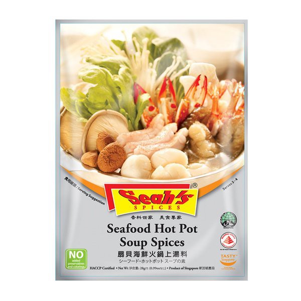 

Seah's Seaofood Hot Pot Soup Spices Bumbu Seah Steamboat Shabu Shabu