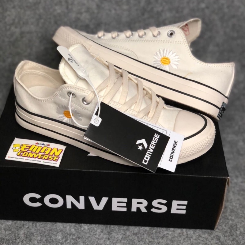 OBRAL SEPATU CONVERS3 70S LOW PEACE MINUS ONE CREAM WHAITE (IMPORT)