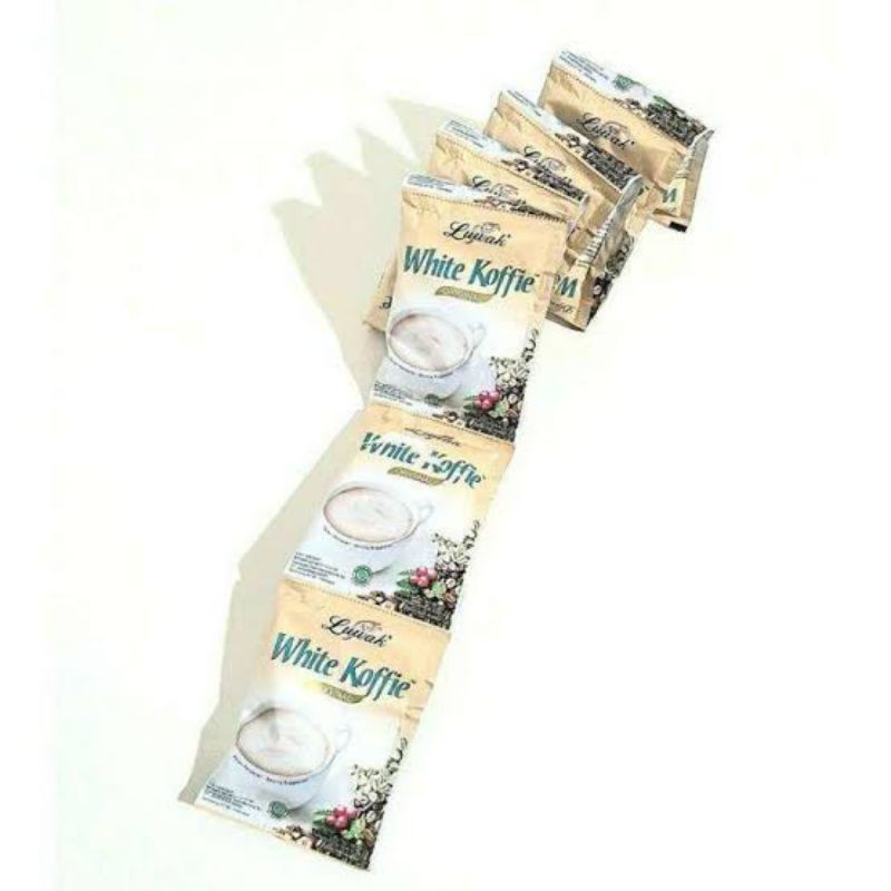 

LUWAK WHITE COFFEE ORIGINAL Renceng 10 Sachet