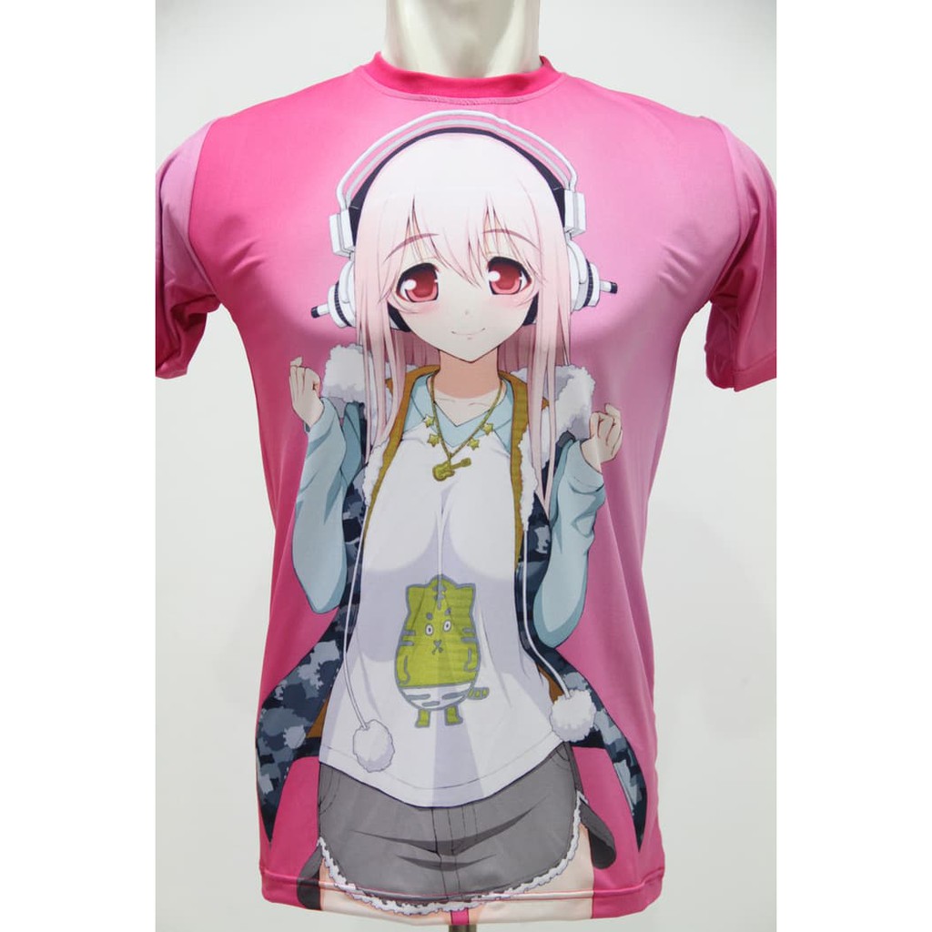 kaos anime super sonico