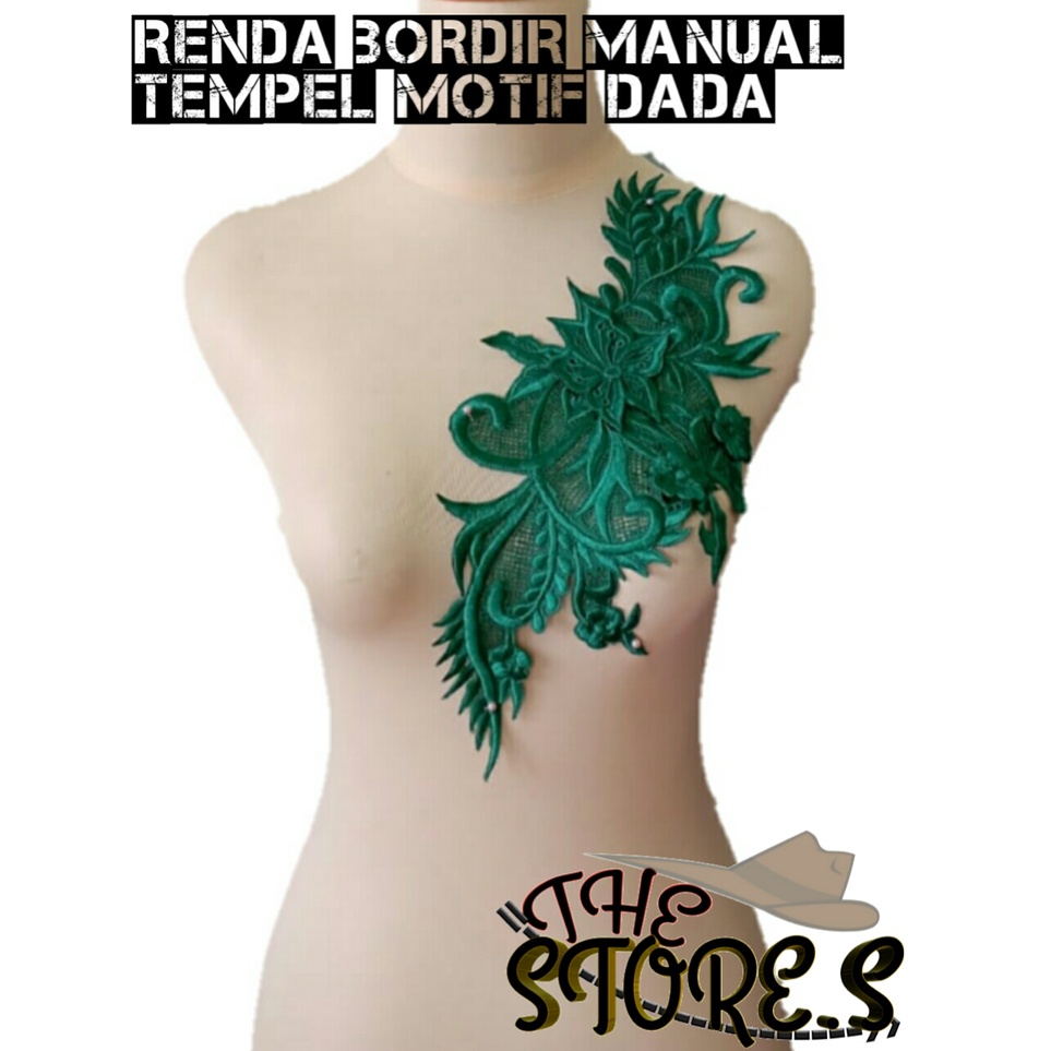RENDA BORDIR MANUAL TEMPEL MOTIF DADA