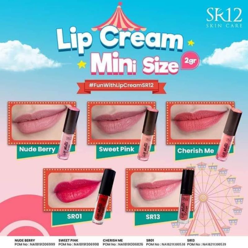 LIP MATTE CREAM MINI SR12 / LIP CREAM SR12 2 g