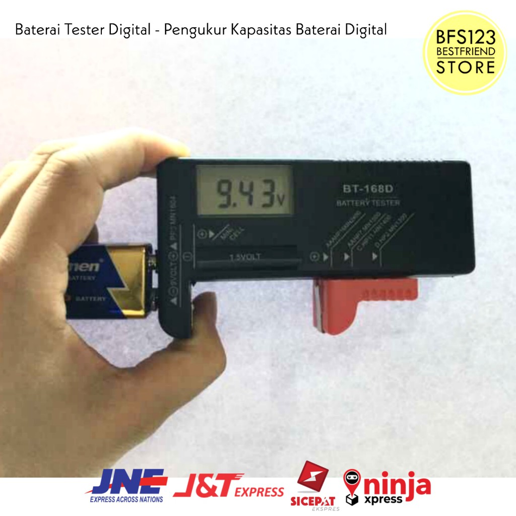 Baterai Tester Digital - Pengukur Kapasitas Baterai Digital