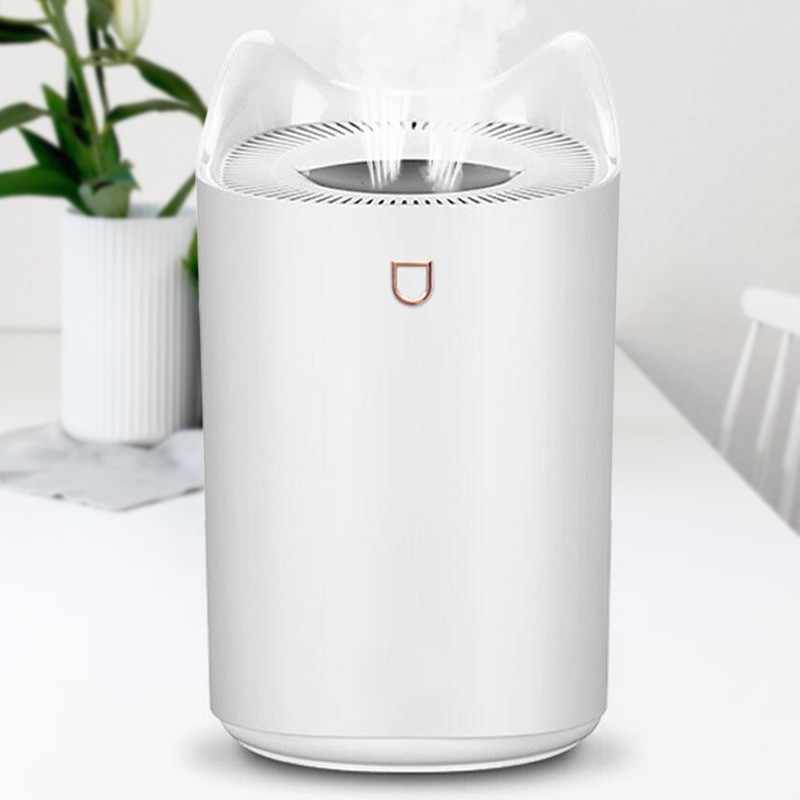 H2O Air Humidifier 3300ml Ultrasonic Aroma Diffuser Double Spray