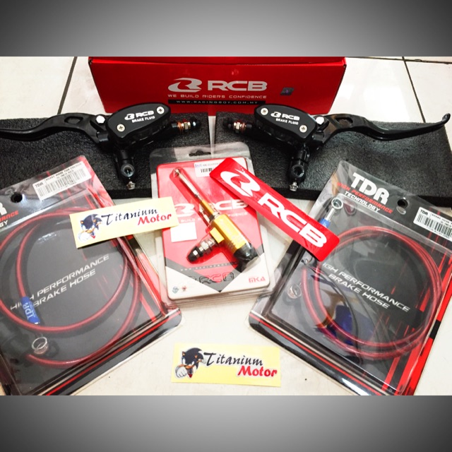 Hidrolik Kopling Rcb Set Master Kanan Rcb Master Kiri Rcb Stut Kopling Selang Tdr 2pc