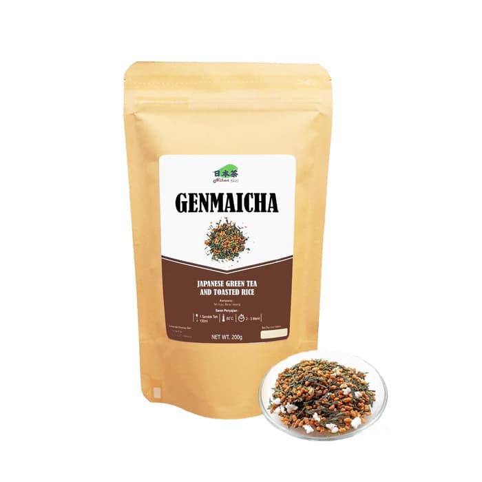 

Genmaicha Japanese Green Tea + Brown Rice (Teh Hijau Beras Jpg ) - 200 - tth1821