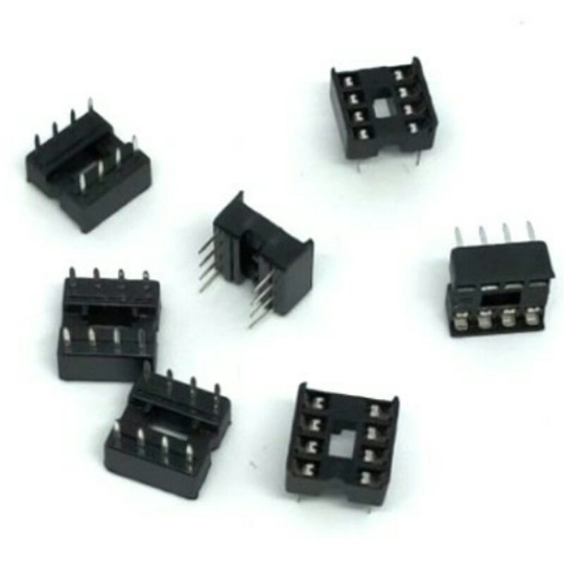 Socket ic 8pin 8 pin 8p Soket IC kaki 8 2x4pin