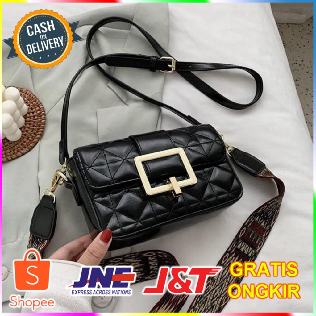 Tas Selempang Wanita Import Ellena/Tas Wanita Import/Tas Slingbag/Tas Bahu E5407
