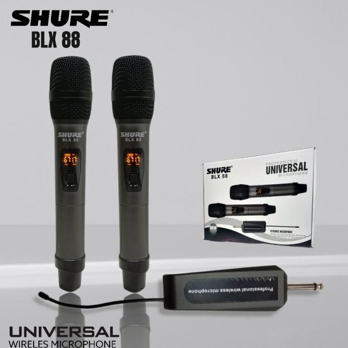 mic wireless shure blx 88