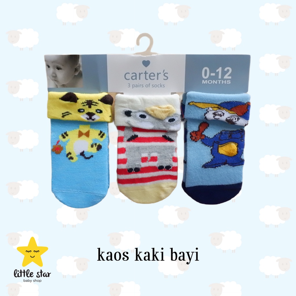 3 PSG - Carters Kaos Kaki Bayi | Baby Socks
