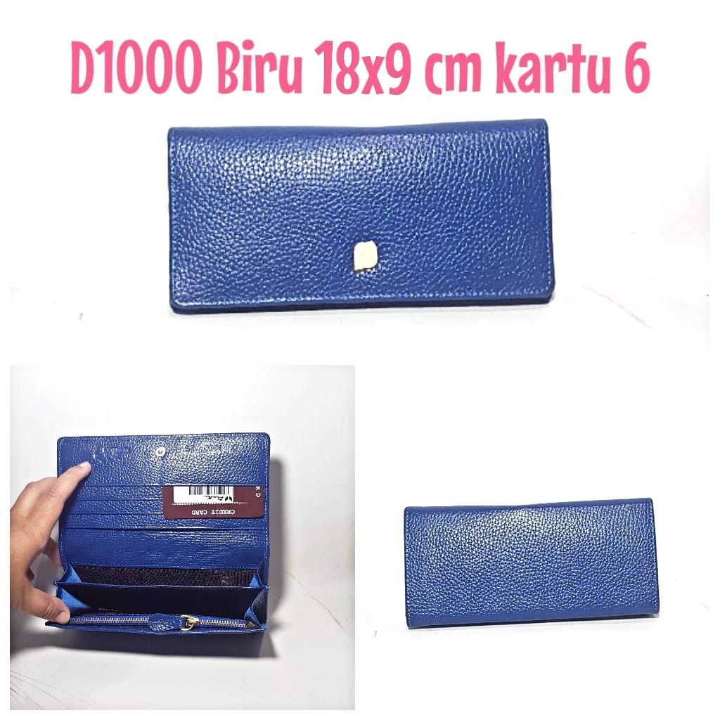 Dompet Kulit Papillon Original D1000 Biru