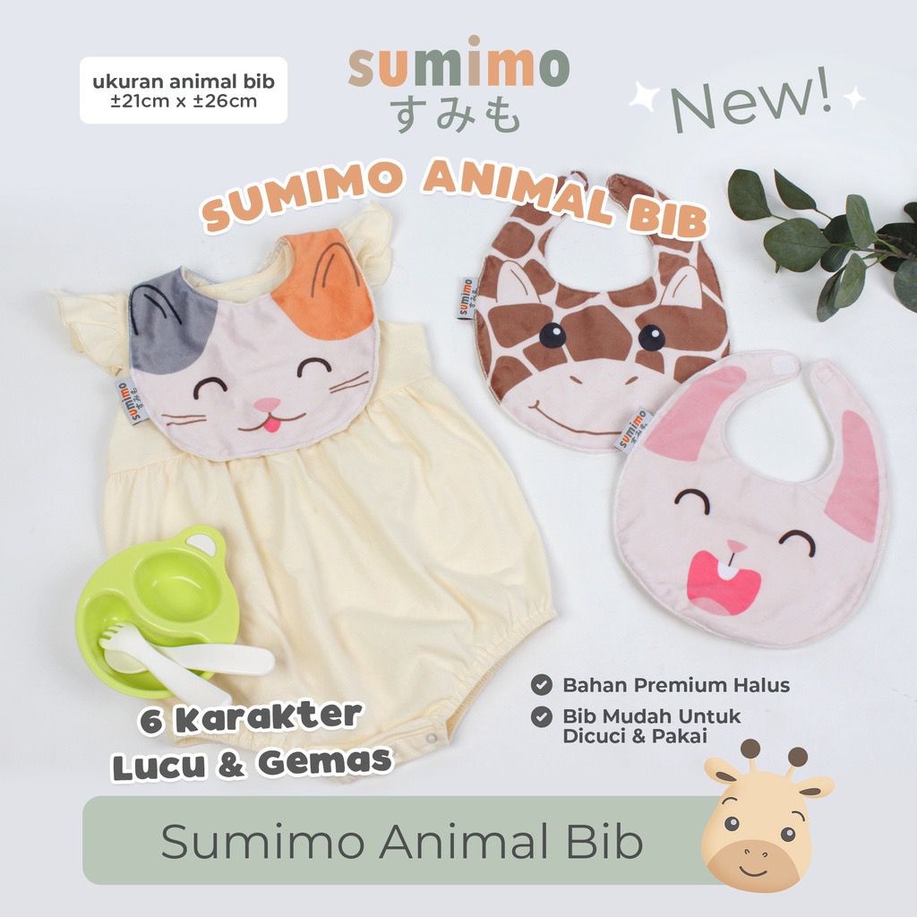 Sumimo Animal Baby BIB / Slaber