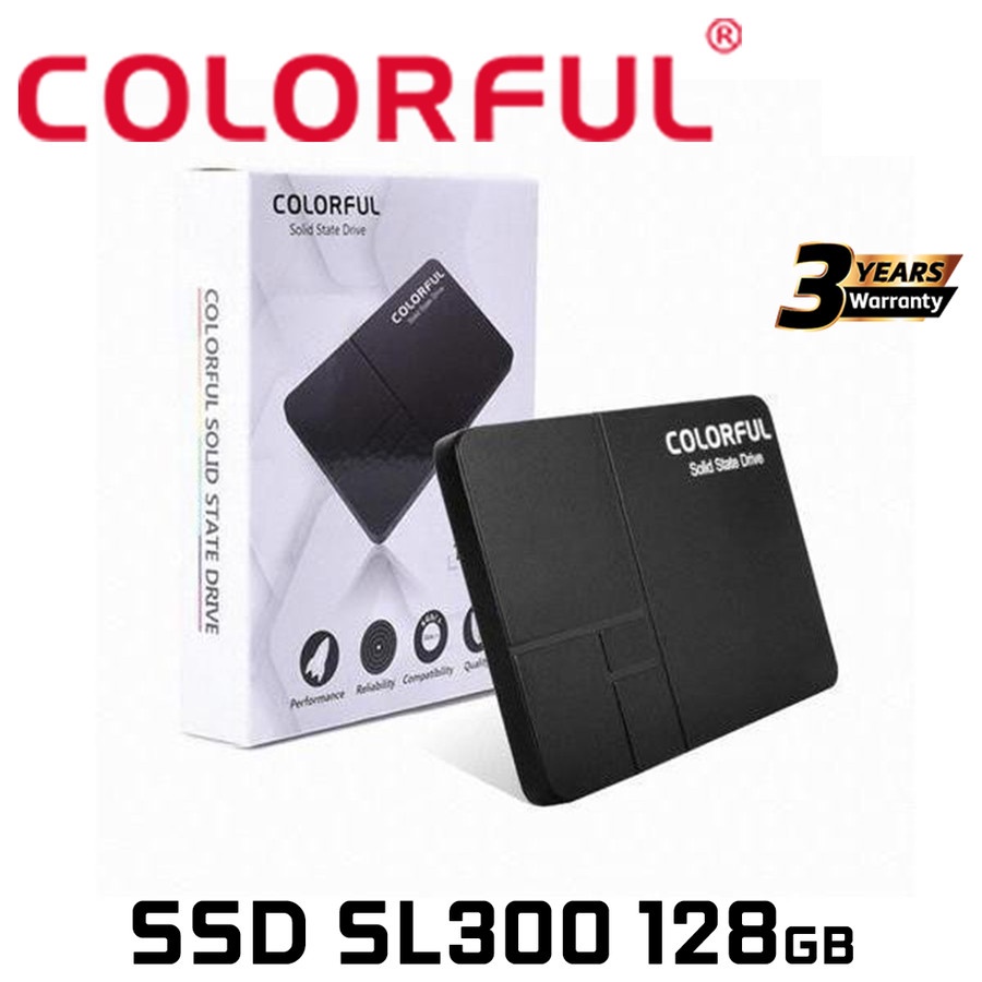 SSD Colorful SL300 128GB SATA3 128 GB 2.5&quot; 3D Nand Not 120GB