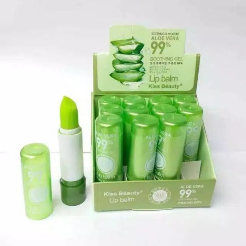 Medan Termurah Best seller Lipbalm Aloevera Kissbeauty