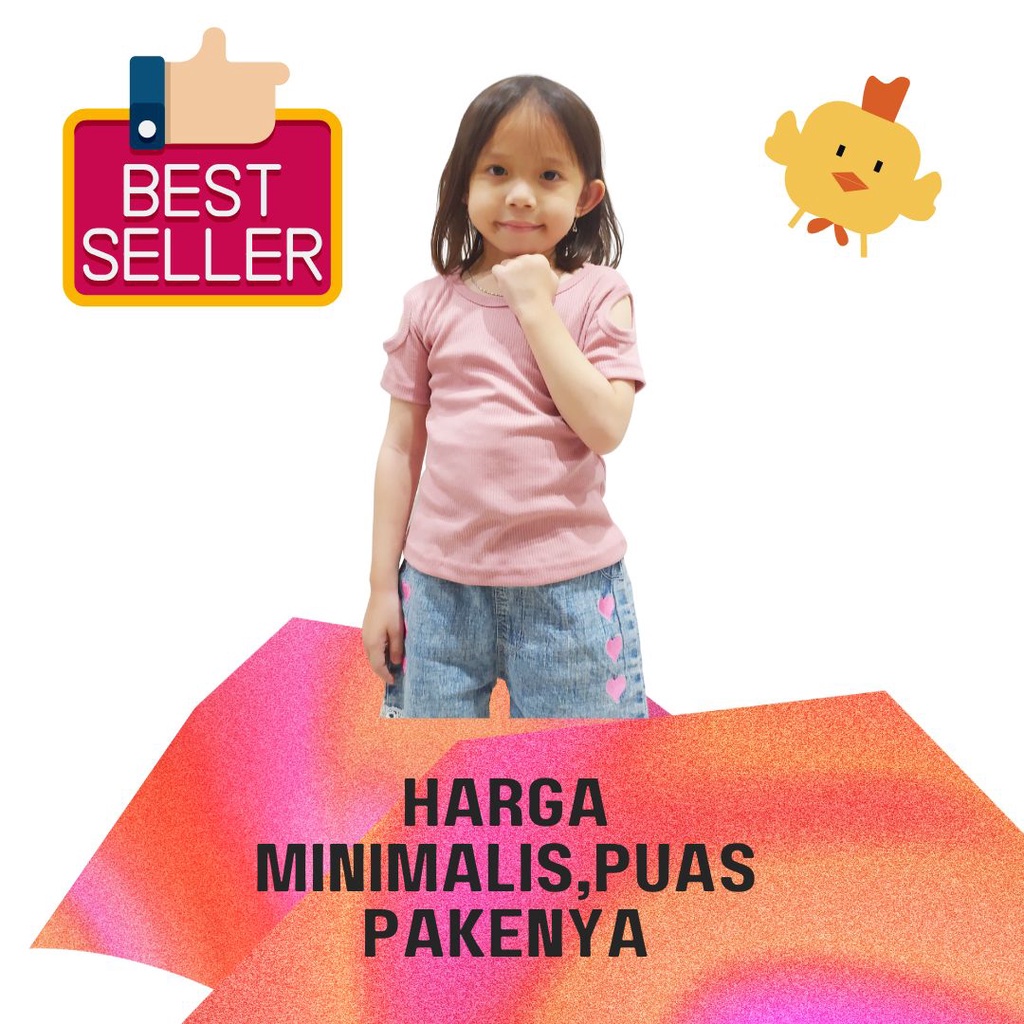 VISION ONLINE ATASAN KAJOL RIB KNIT ANAK PEREMPUAN IMPORT  ATASAN ANAK PEREMPUAN IMPORT BLOUSE ANAK PEREMPUAN IMPORT BAJU ANAK RAJUT