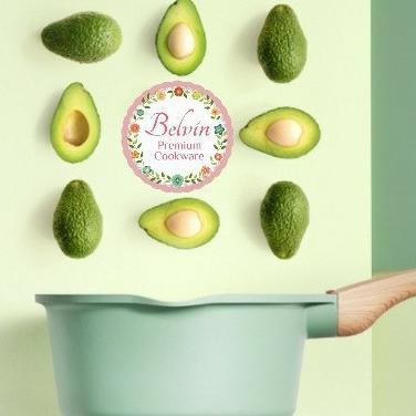 Belvin Cookware Panci Set Cook Ware Mpasi Frypan 18Cm Sauce Pan 20Cm Wn78676