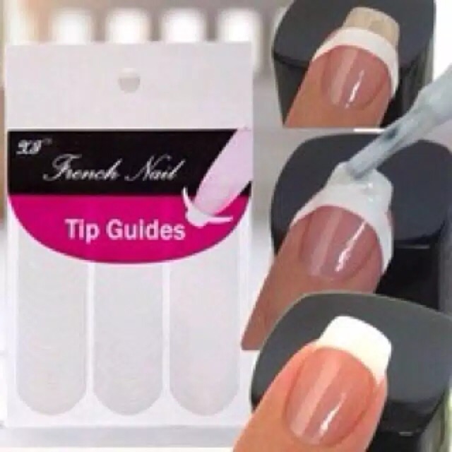 Tip Nail Guide A stiker Stiker french nail art