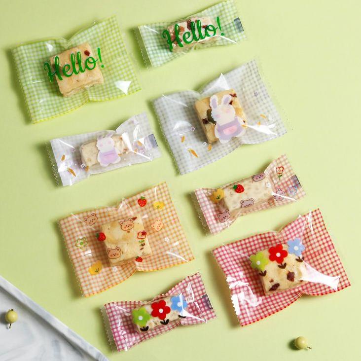 

Terbaru - Plastik kue nastar permen lucu cookies packaging bag hello PS7-24 ..
