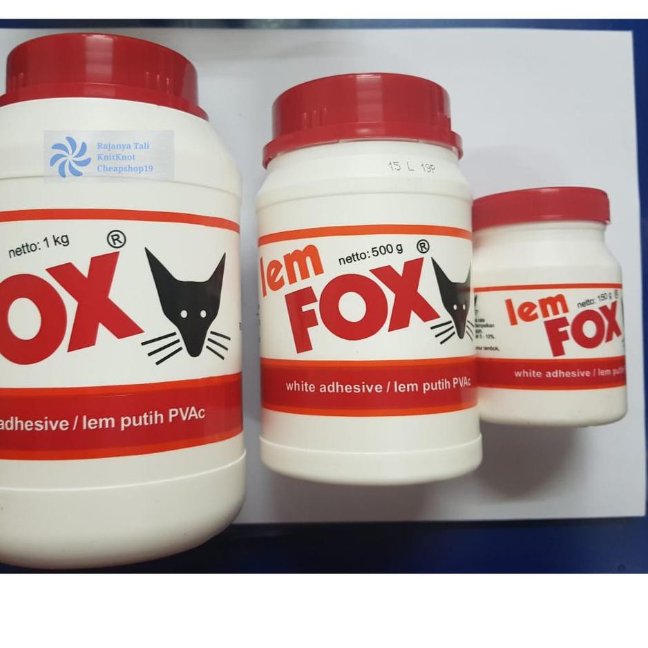 

Dijamin Miring harga.. LEM PUTIH FOX 1000 GRAM 1KG