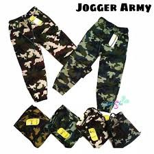 celana jogger anak motif BIGGIE army / celana tentara / celana polisi