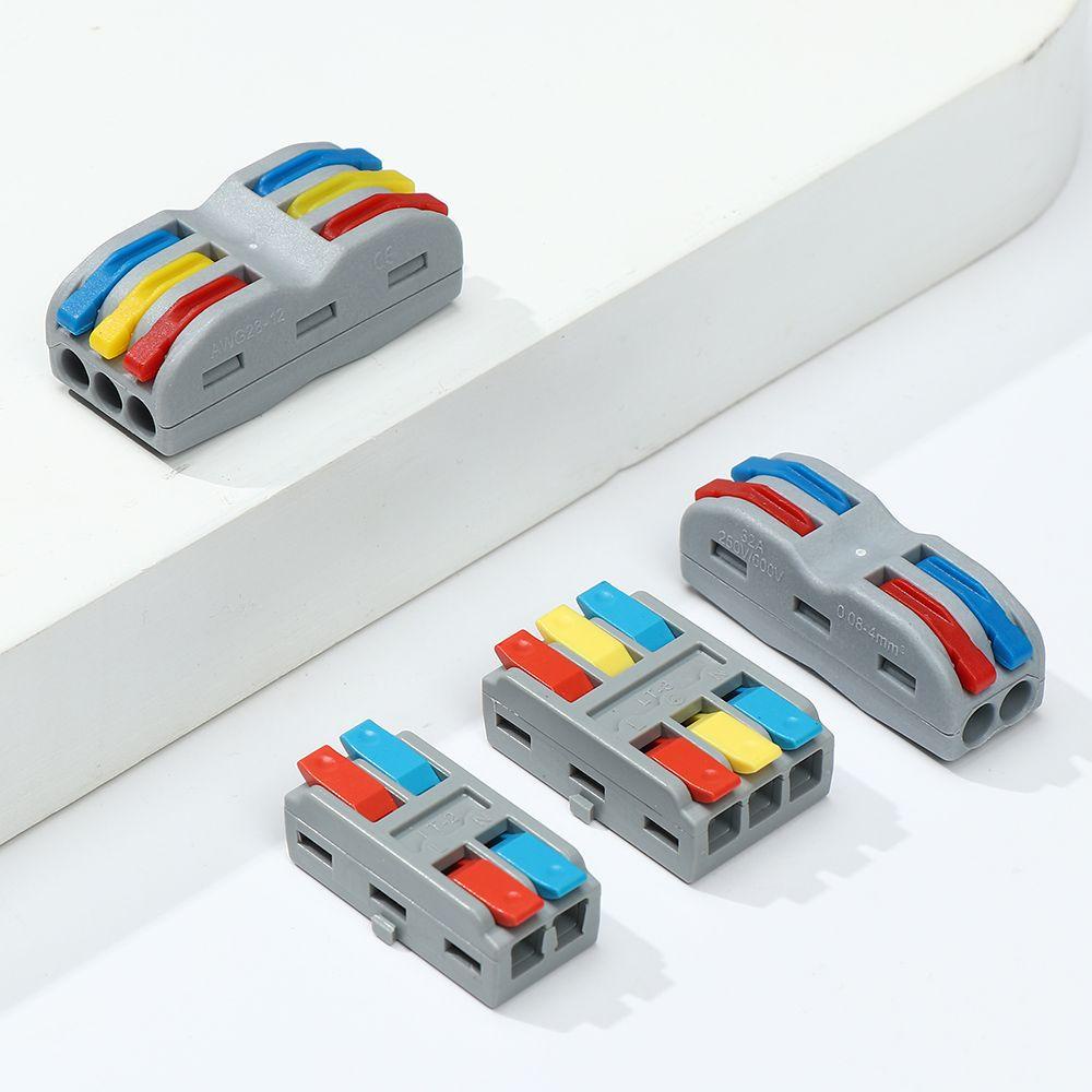 Nanas 5Pcs Terminal Block Kunci Sambungan Snap Push-in Universal Baru