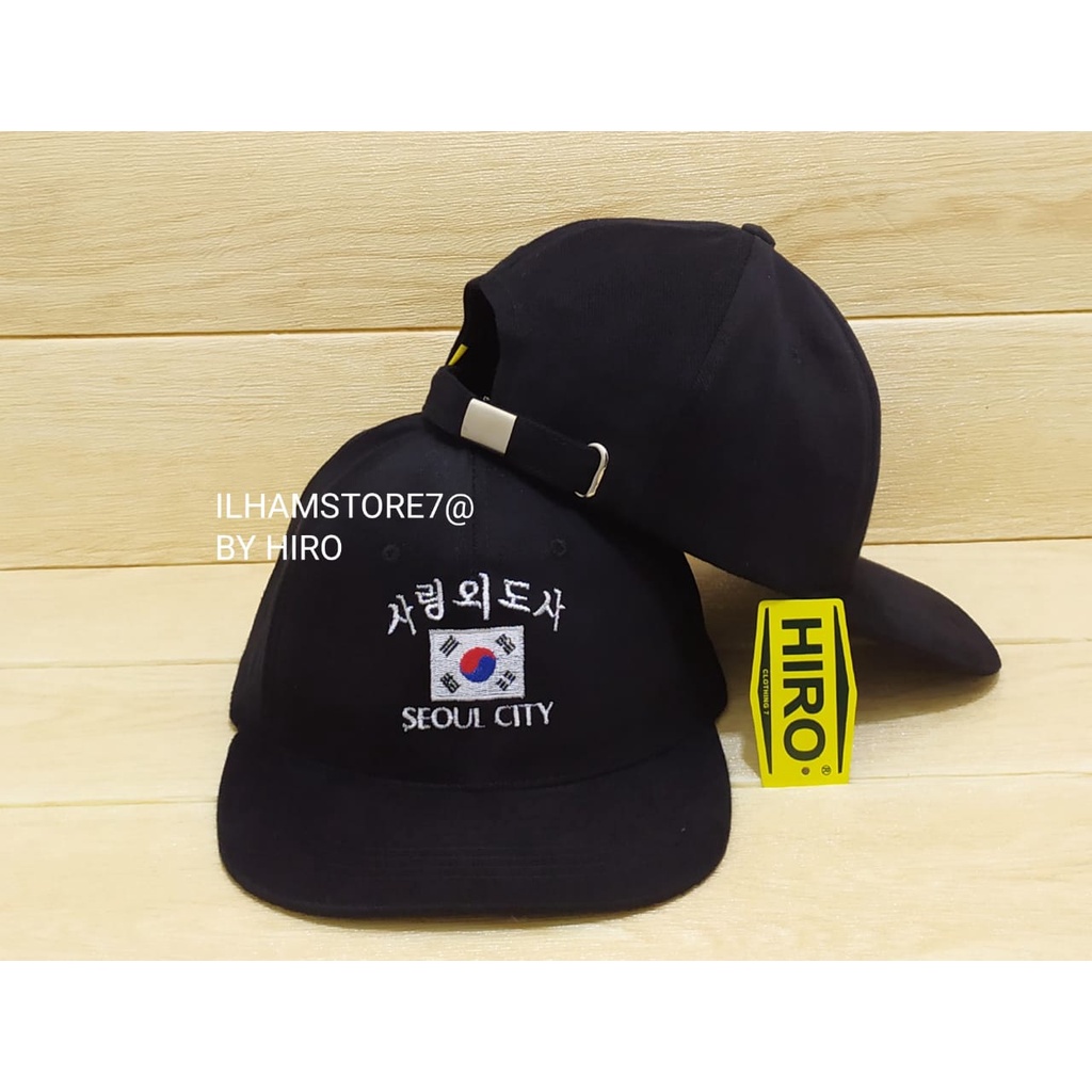 [COD]Topi Snapback Bordir SEOUL CITY New Model/Topi Distro Pria/Topi keren