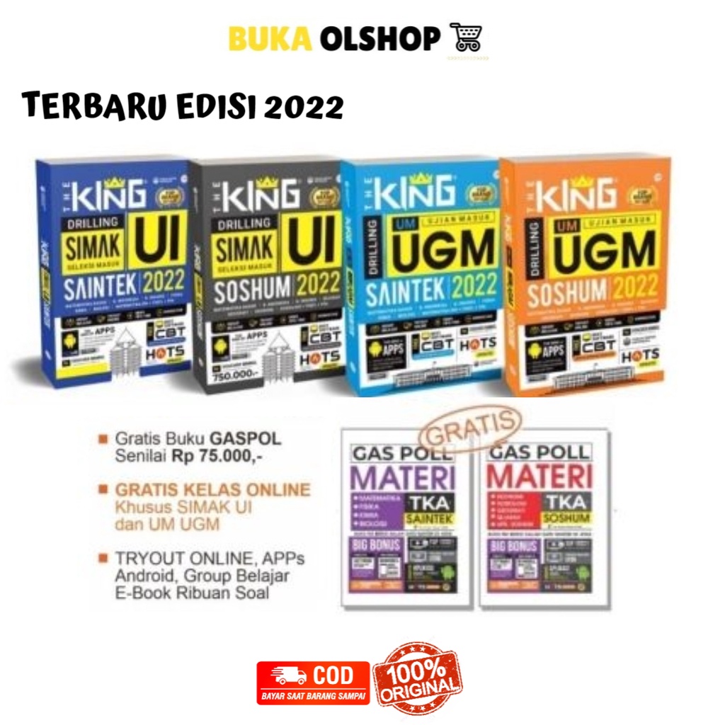 The King Drilling SIMAK UI UM UGM 2022 UTUL UGM 2022 SIMAK UI 2022