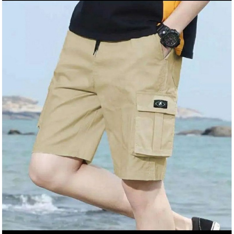 Celana Pendek Tectical Cargo Santai Pria Distro Keren Terlaris Kolor Original