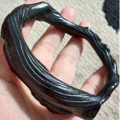 gelang akar bahar size sedang/kantoran beserat, lentur, natural, dan di jamin asli