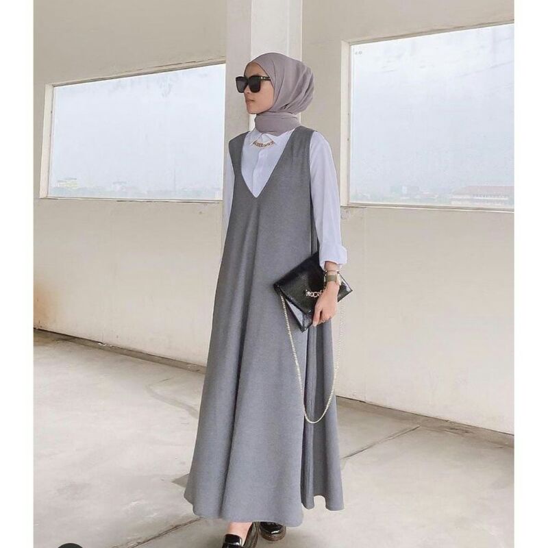 Imara Overall / overall wanita / overall polos / inner dress / outer dress