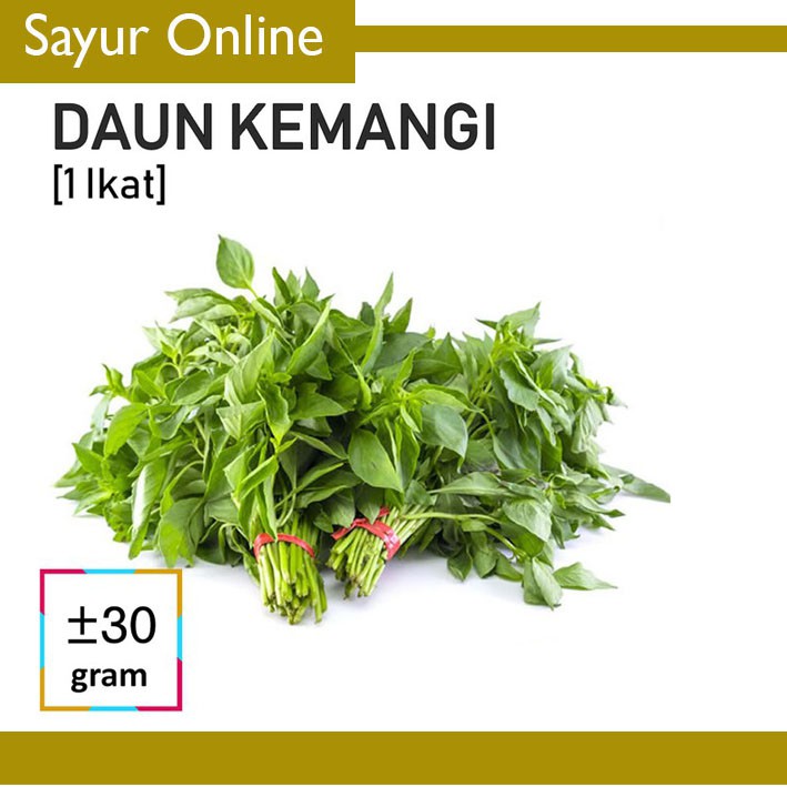 

[Sayuronline] DAUN KEMANGI SAYUR [1 Ikat, ±30g]