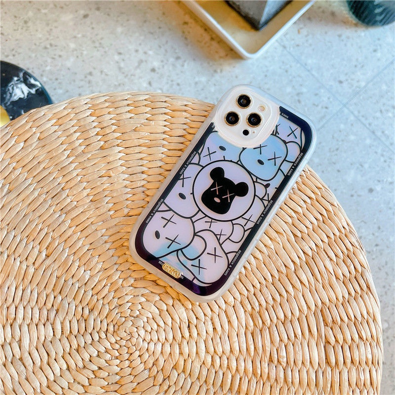 Case Bahan Silikon Warna Biru Untuk IPhone 12 13 11 Pro Max X Xs Max Xr 1176