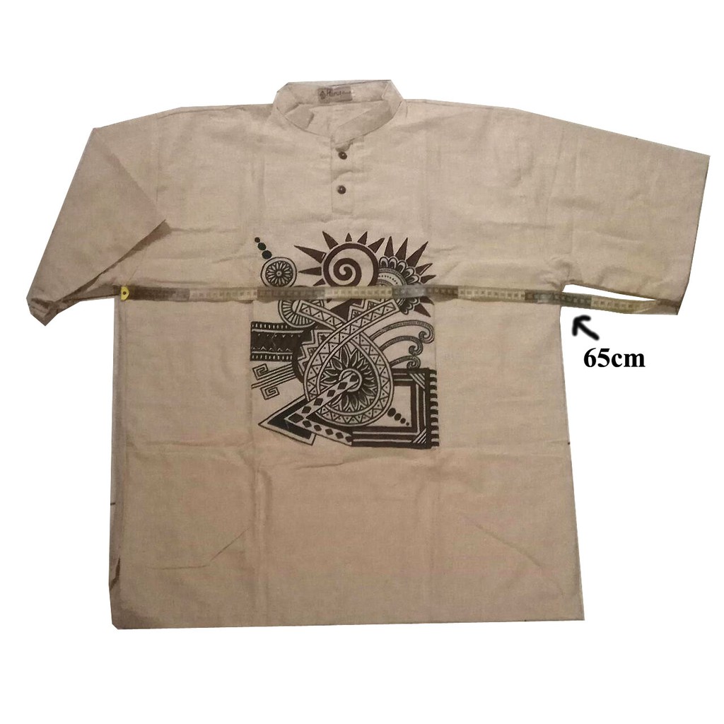 Baju Koko Pria Katun Tenun ATBM JUMBO XXL