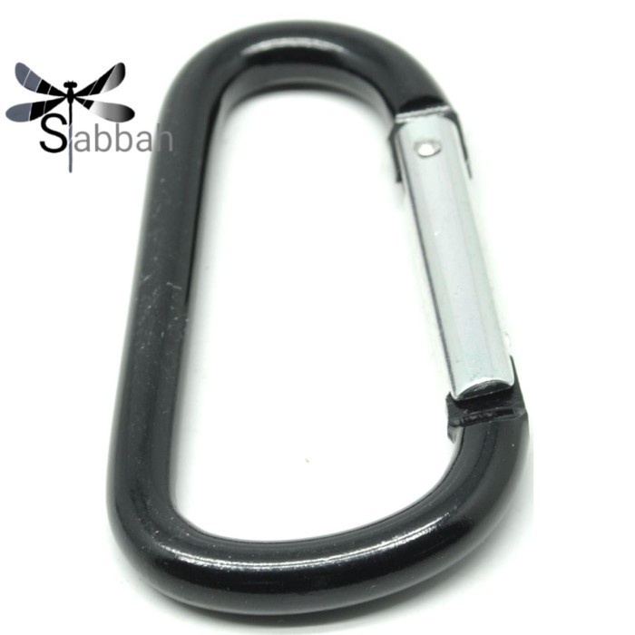 Carabiner Aluminium D-Type Hanging Buckle Karabiner Survival Gantungan