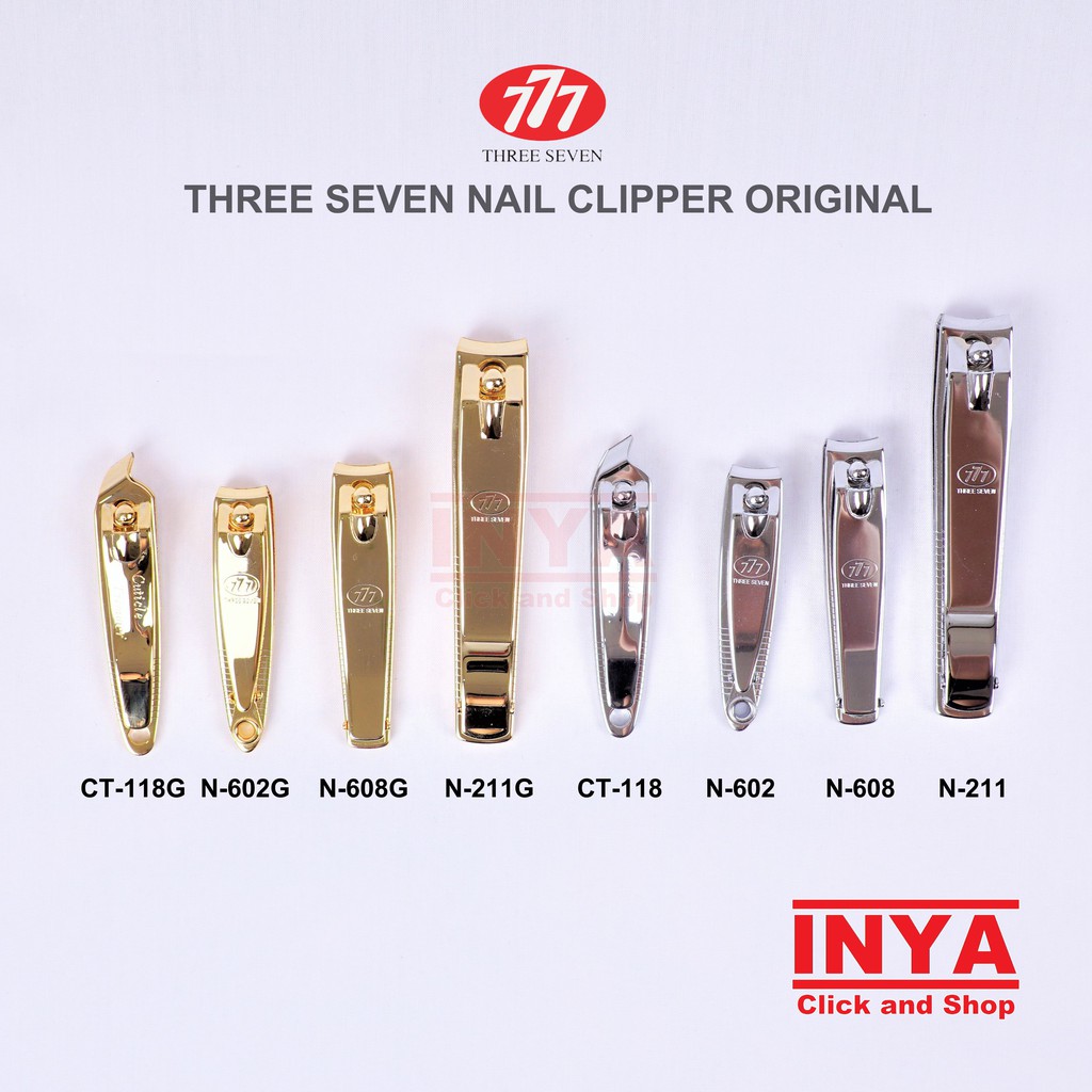 GUNTING KUKU 777 N-602G ORIGINAL - MADE IN KOREA NAIL CLIPPER - BOX isi 24 pcs