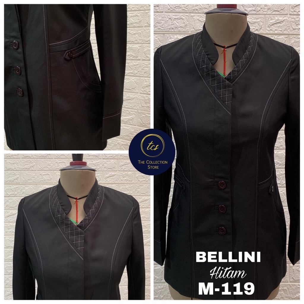 BLAZER BELLAGIO WANITA FORMAL POLOS, Seragam Guru, Blazer Guru, Jas Guru Hitam