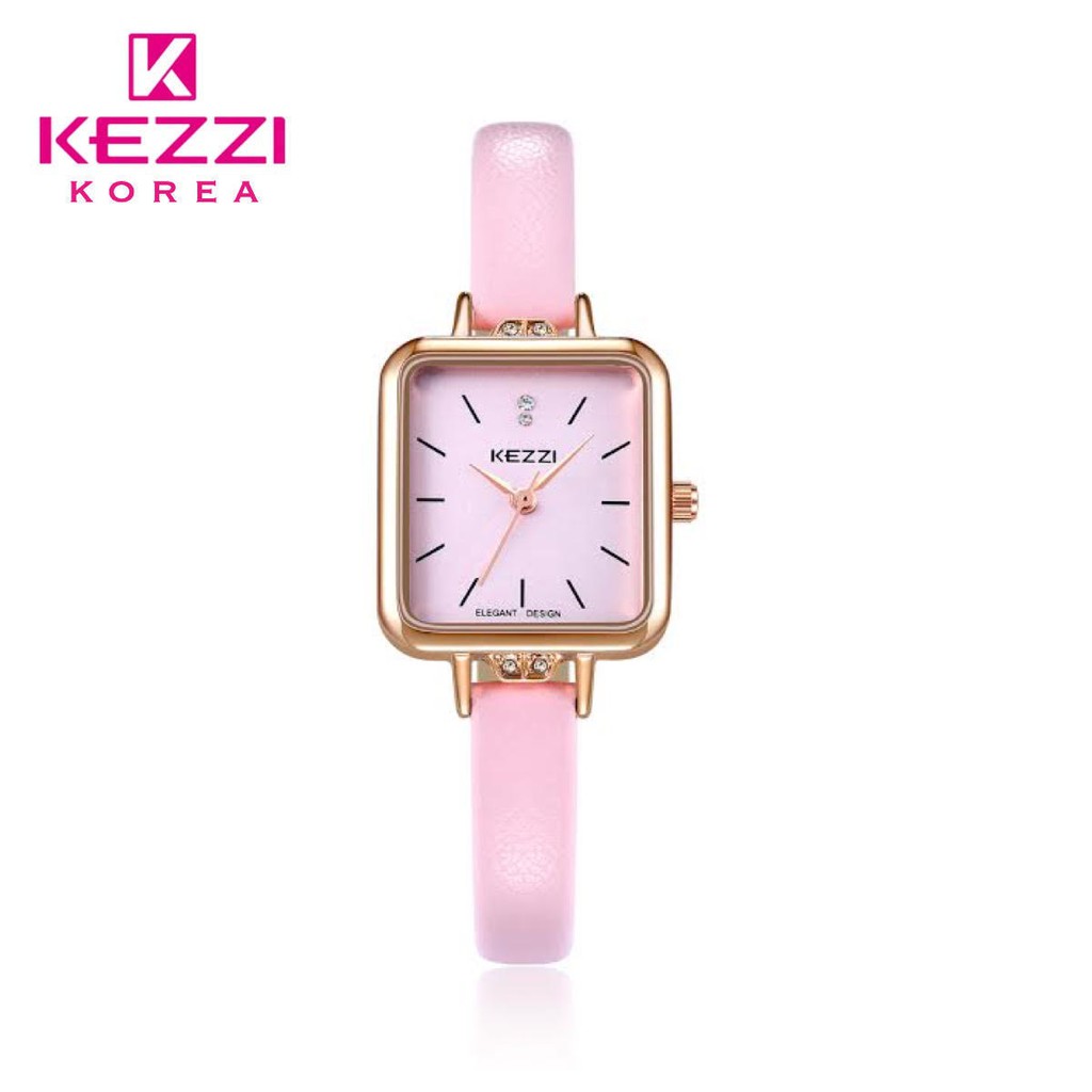 Kezzi Korea 1864 Pink - Jam Tangan Fashion Wanita - Model Analog